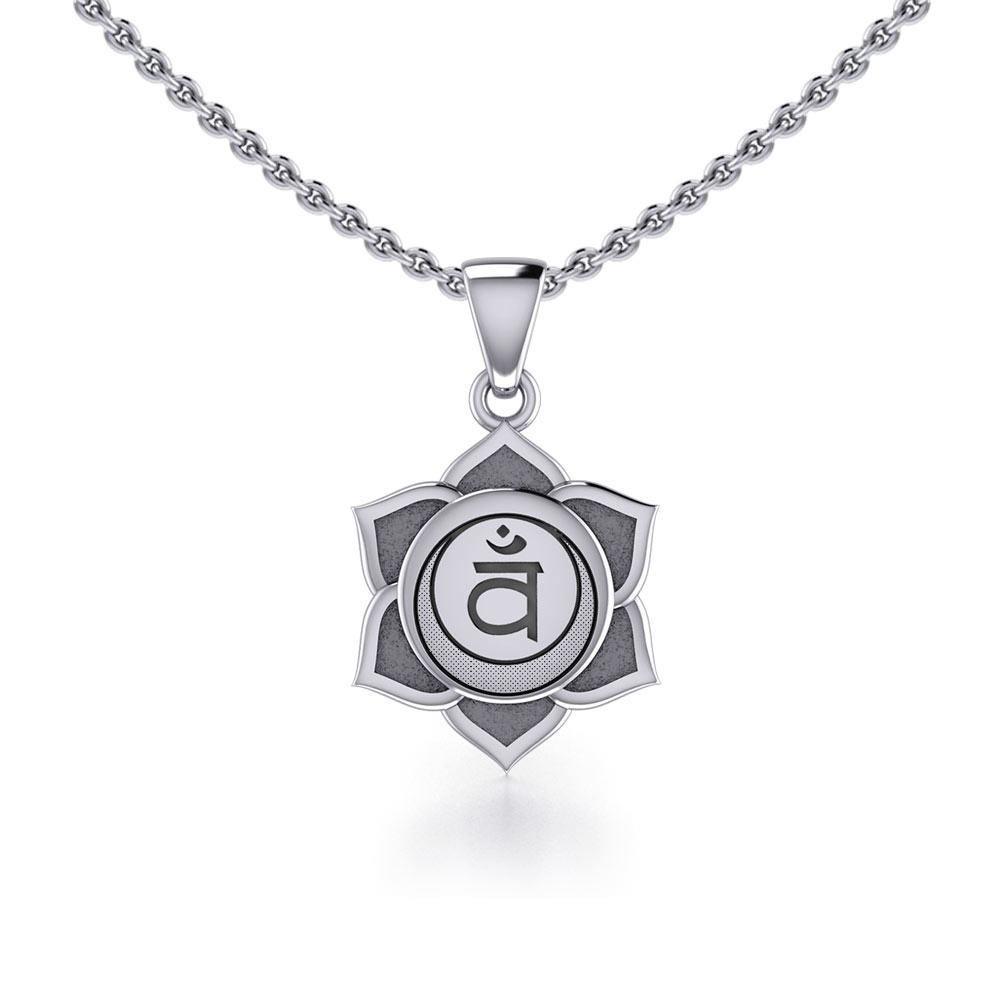 Svadhisthana Sacral Chakra Sterling Silver Pendant TPD5624 Pendant