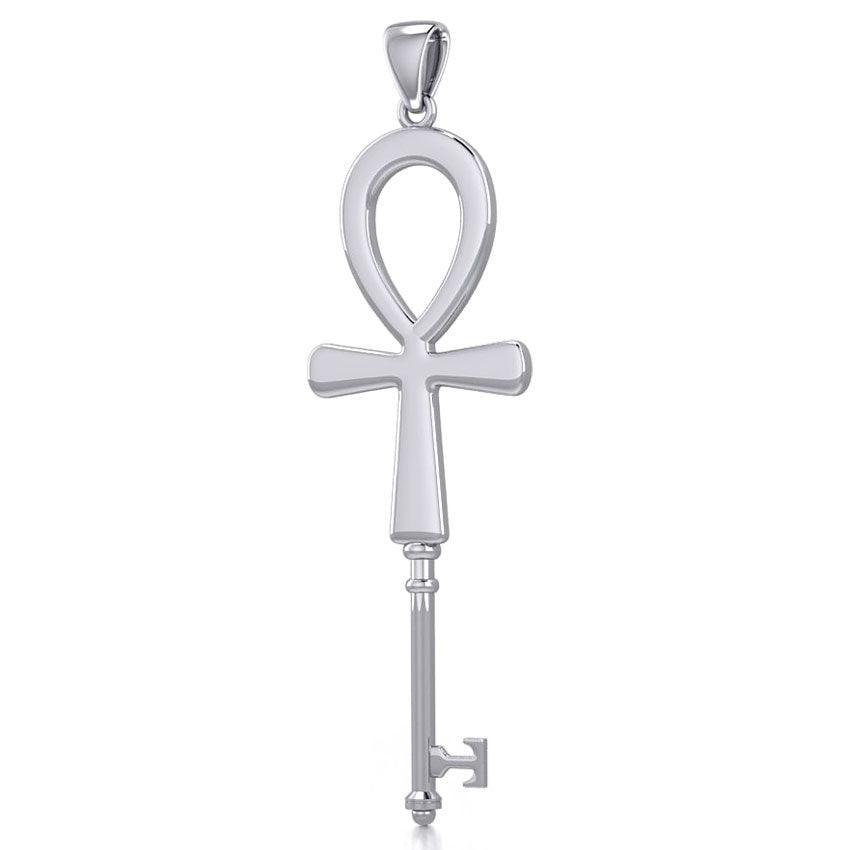 Ankh Spiritual Enchantment Key Silver Pendant TPD5707 - peterstone.dropshipping