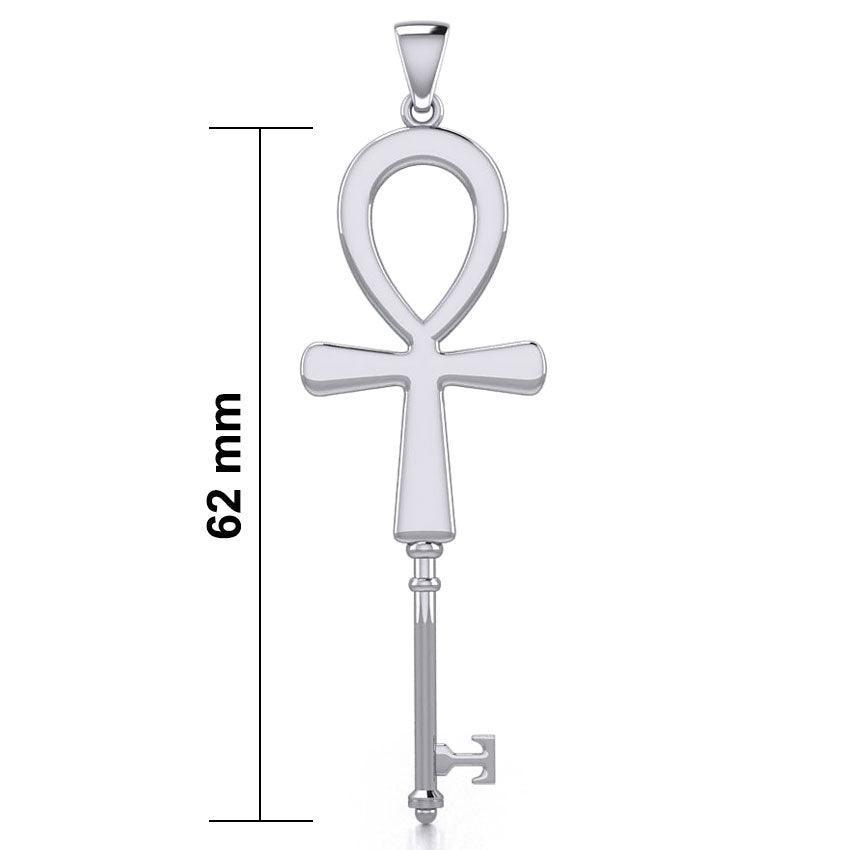 Ankh Spiritual Enchantment Key Silver Pendant TPD5707 - peterstone.dropshipping