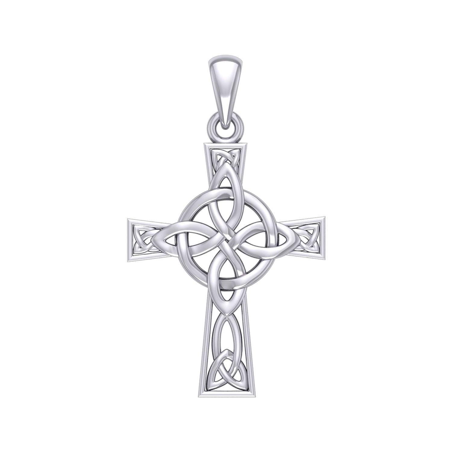 The Celtic Four Point Knot Cross Pendant TPD5877 - peterstone.dropshipping