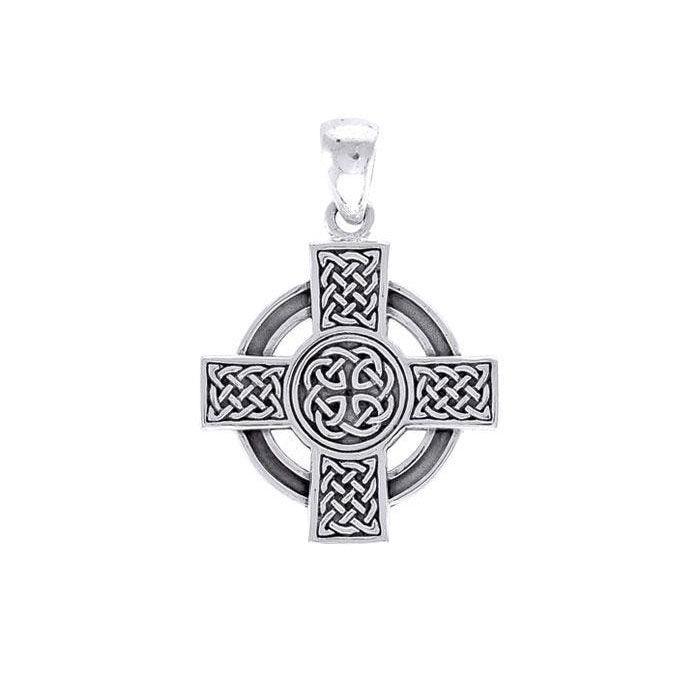 Celtic Cross Silver Pendant TPD6018 - peterstone.dropshipping