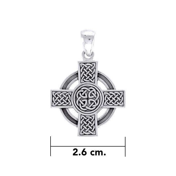 Celtic Cross Silver Pendant TPD6018 - peterstone.dropshipping