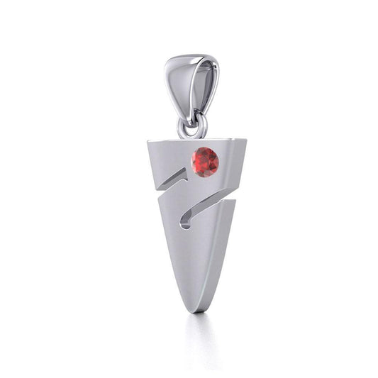 Silver Cave Diving Silver Pendant TPD696 - Wholesale Jewelry