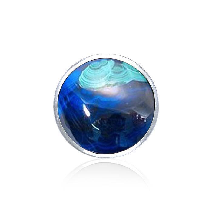 Circle Cabochon Silver Pendant TPD716 Pendant