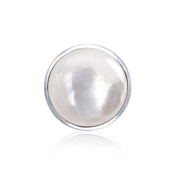 Circle Cabochon Silver Pendant TPD716 Pendant