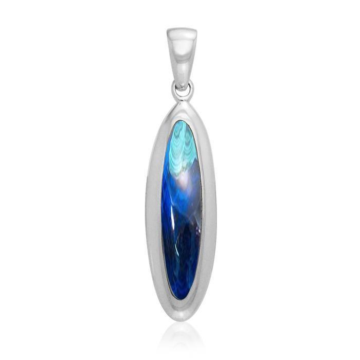 Oval Cabochon Silver Pendant TPD719 Pendant