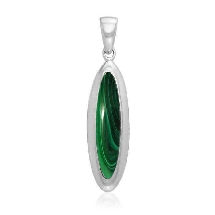 Oval Cabochon Silver Pendant TPD719 Pendant