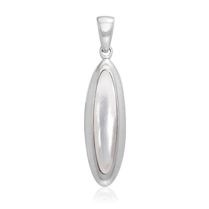 Oval Cabochon Silver Pendant TPD719 Pendant