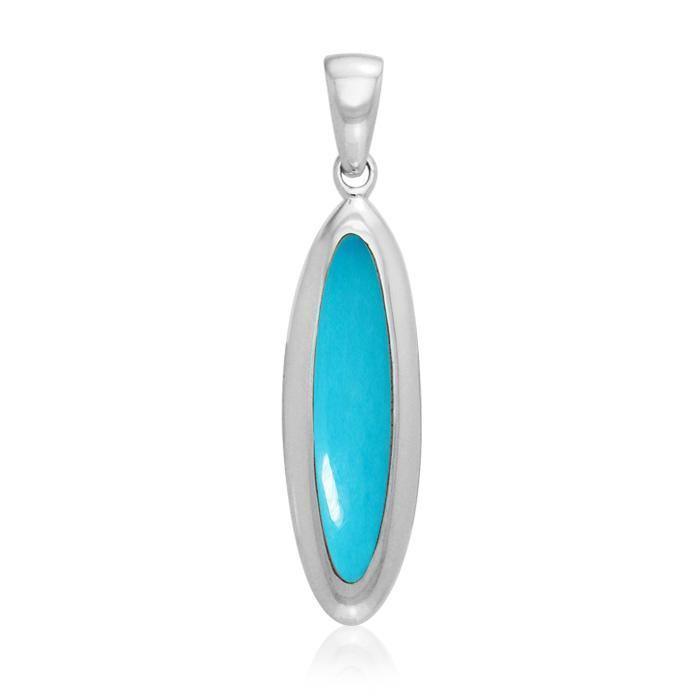 Oval Cabochon Silver Pendant TPD719 Pendant