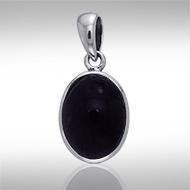 Oval Cabochon Silver Pendant TPD736 Pendant