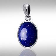 Oval Cabochon Silver Pendant TPD736 Pendant