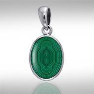 Oval Cabochon Silver Pendant TPD736 Pendant