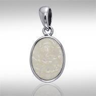 Oval Cabochon Silver Pendant TPD736 Pendant