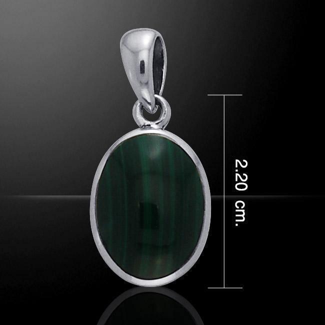 Oval Cabochon Silver Pendant TPD736