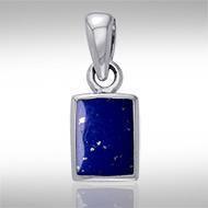 Rectangle Cabochon Silver Pendant TPD737 Pendant