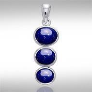 Tiered Cabochon Silver Pendant TPD738 Pendant