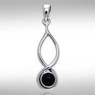 Infinity Cabochon Silver Pendant TPD739 Pendant