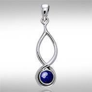 Infinity Cabochon Silver Pendant TPD739 Pendant