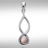 Infinity Cabochon Silver Pendant TPD739 Pendant