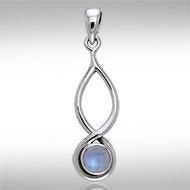 Infinity Cabochon Silver Pendant TPD739 Pendant