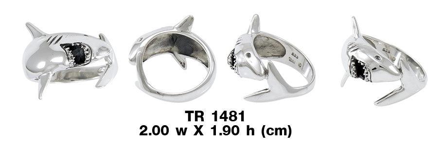 Great White Shark Ring TR1481 Ring