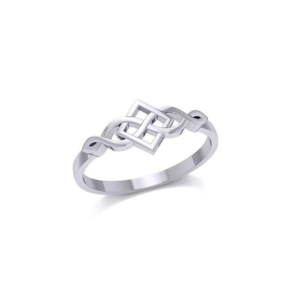 Celtic Knotwork Silver Ring TR1751 - peterstone.dropshipping