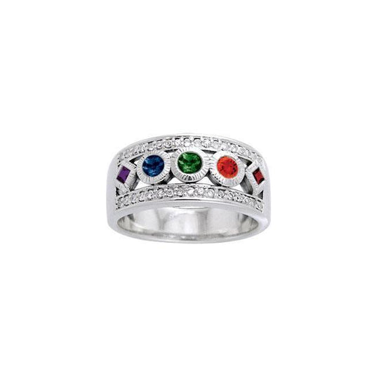 Believe in Your Sign Gemstone Ring TRI1053 Ring