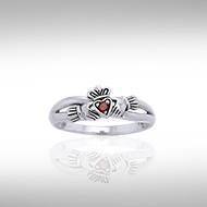 Follow Me on the Road to Infinity ~Irish Claddagh Ring TRI1117 Ring