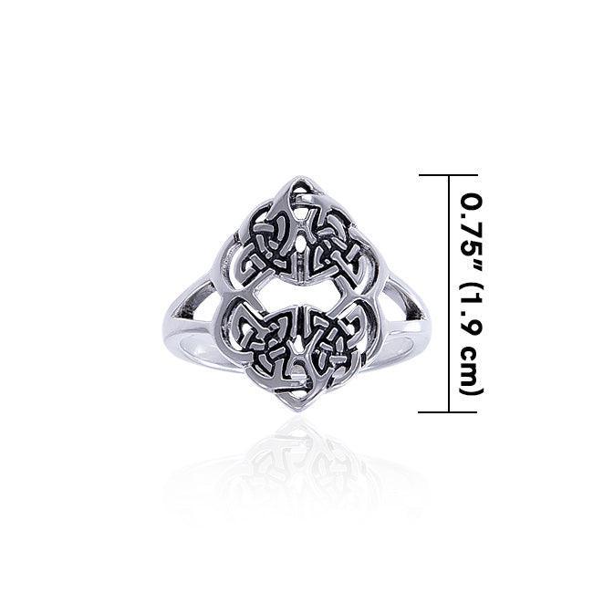 Celtic Trinity Knots Ring TRI1481 Ring