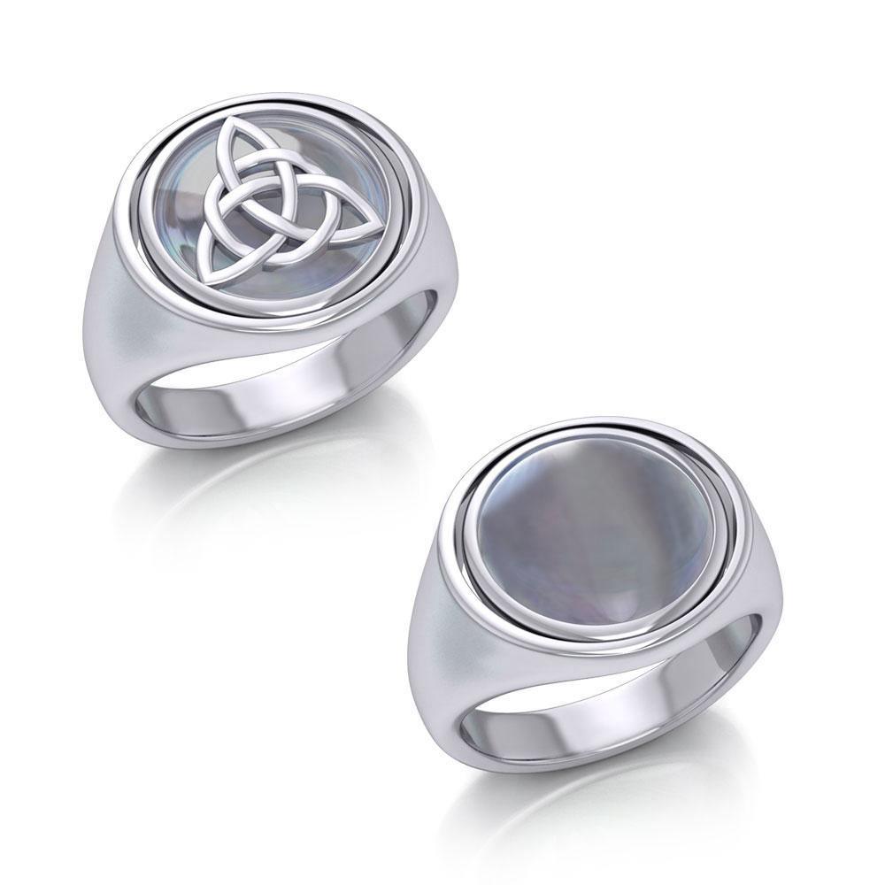 Celtic Triquetra Flip Ring TRI151 Ring