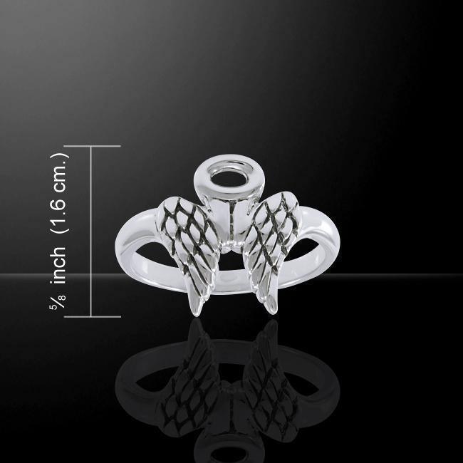 Angel Wings Halo Ring TRI1549 Ring