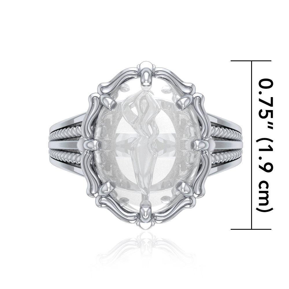 Goddess Sterling Silver Ring TRI1722 - peterstone.dropshipping