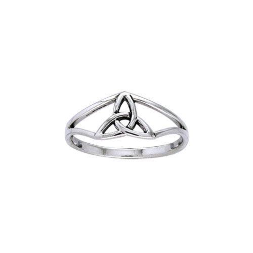 Celtic Triquetra Knot Silver RingTRI397 - peterstone.dropshipping