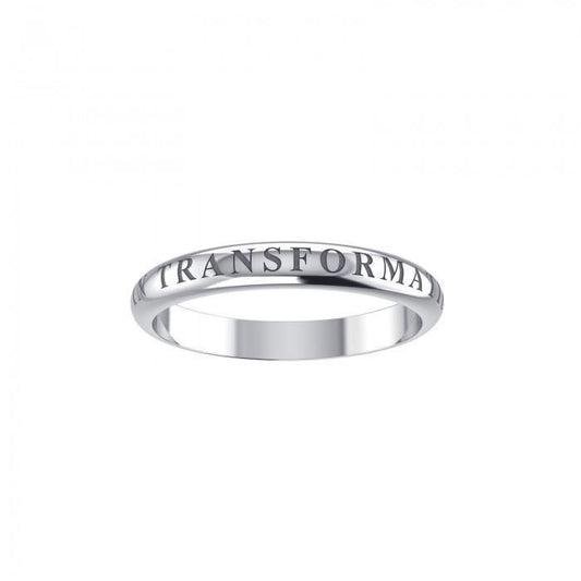 In Transformation Silver Ring TRI411