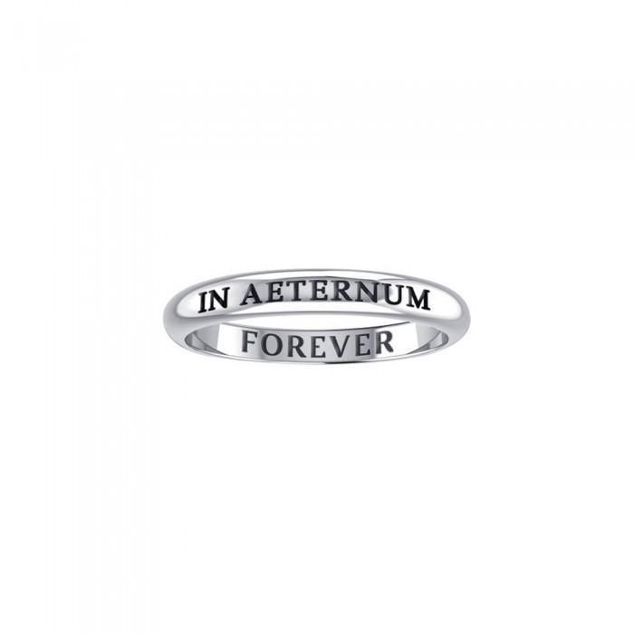 IN AETERNUM FOREVER Sterling Silver Ring TRI609