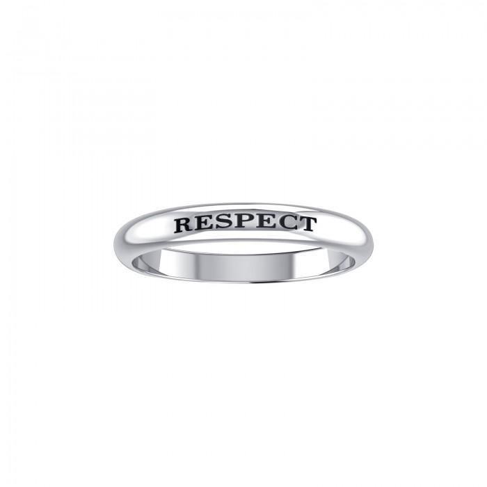 RESPECT Sterling Silver Ring TRI614