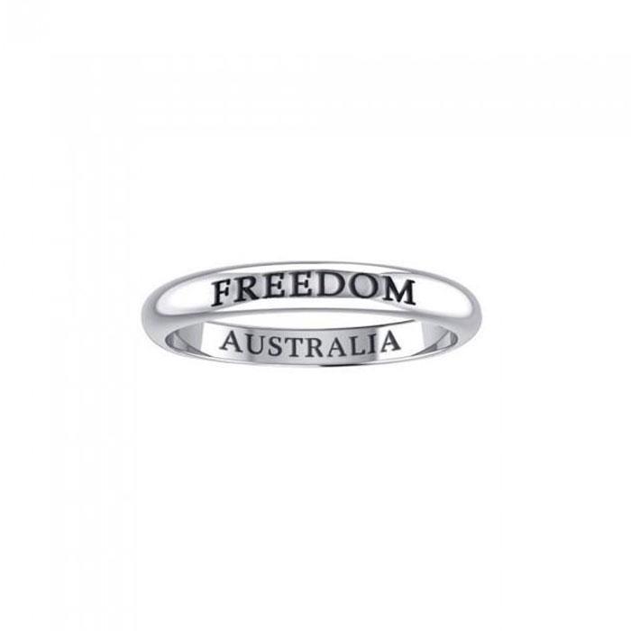 FREEDOM AUSTRALIA Sterling Silver Ring TRI616 - Wholesale Jewelry