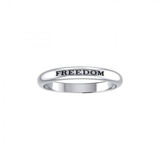 FREEDOM Sterling Silver Ring TRI686