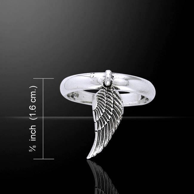 Angel Wing Silver Ring TRI840 Ring