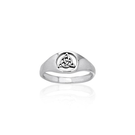 Triquetra Silver Ring TRI877 Ring