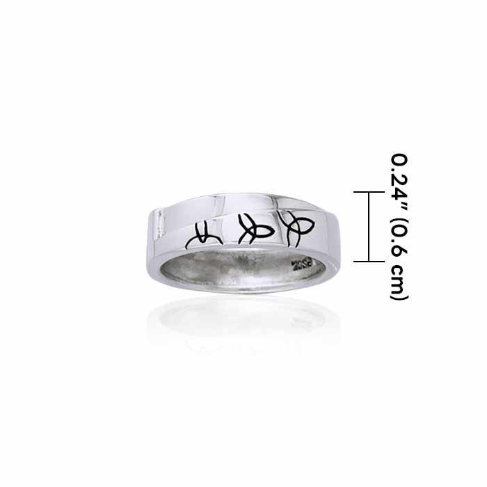 Celtic Trinity Knot Silver Ring TRI892 Ring