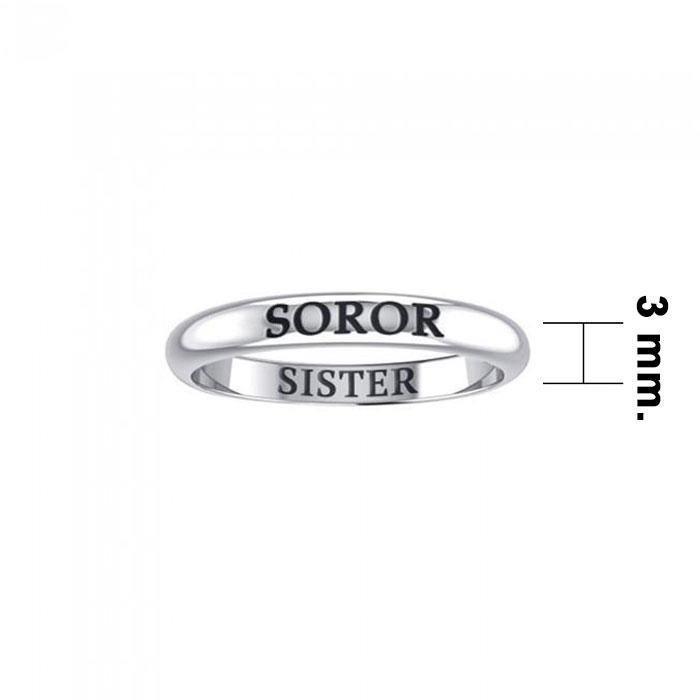 SOROR SISTER Sterling Silver Ring TRI922 - Wholesale Jewelry