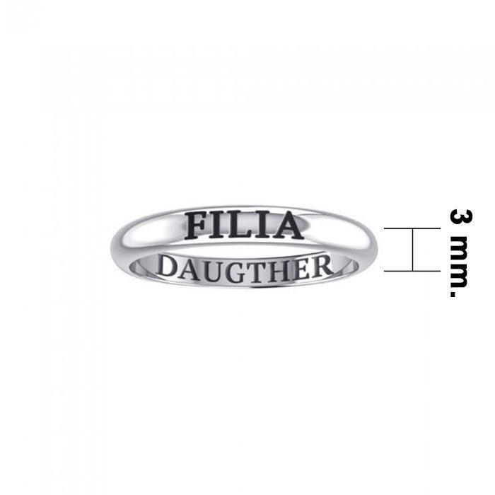 FILIA DAUGHTER Sterling Silver Ring TRI933 - Wholesale Jewelry