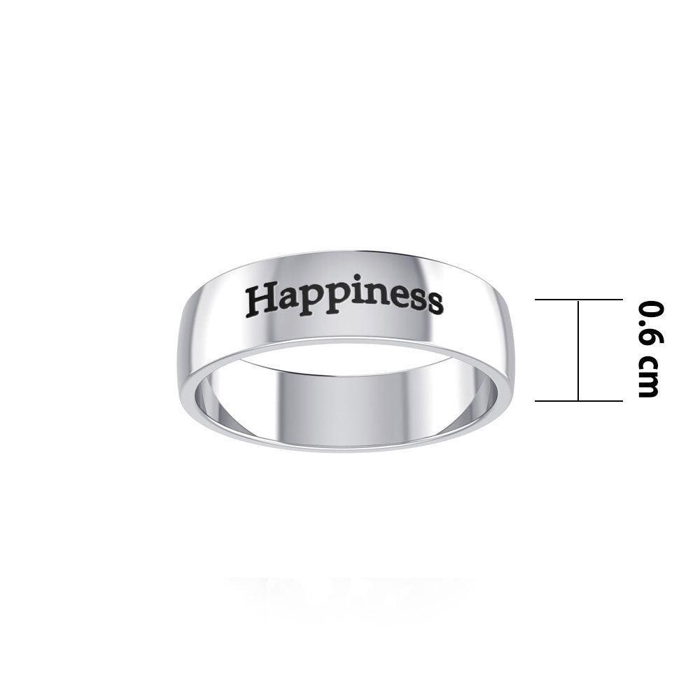 Happiness Sterling Silver Ring TRI983 - peterstone.dropshipping