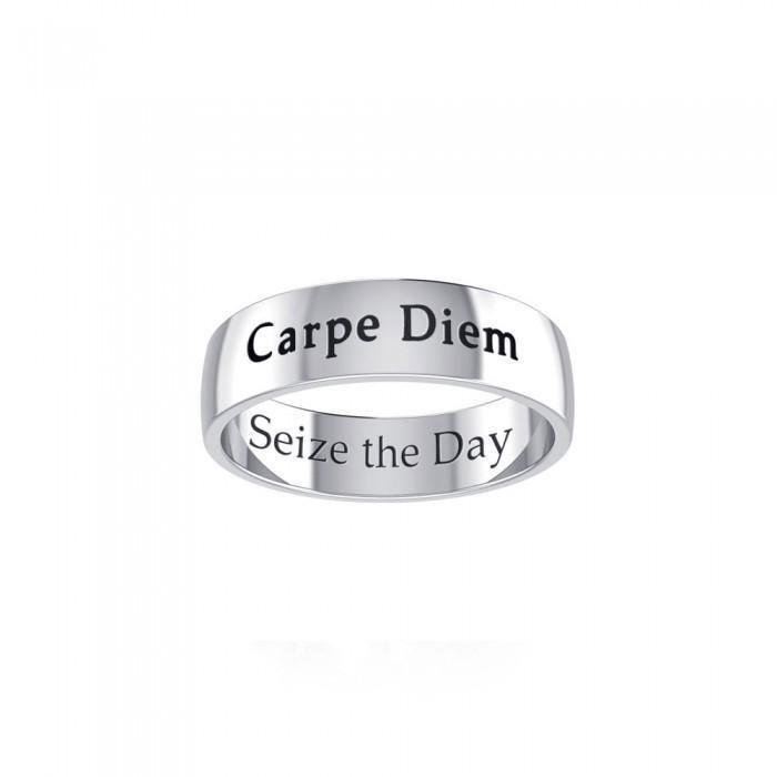 Carpe Diem Sterling Silver Ring TRI984