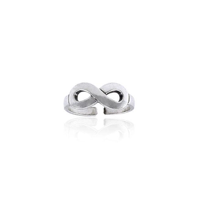 Infinity Sterling Silver Toe Ring TTR068 - peterstone.dropshipping
