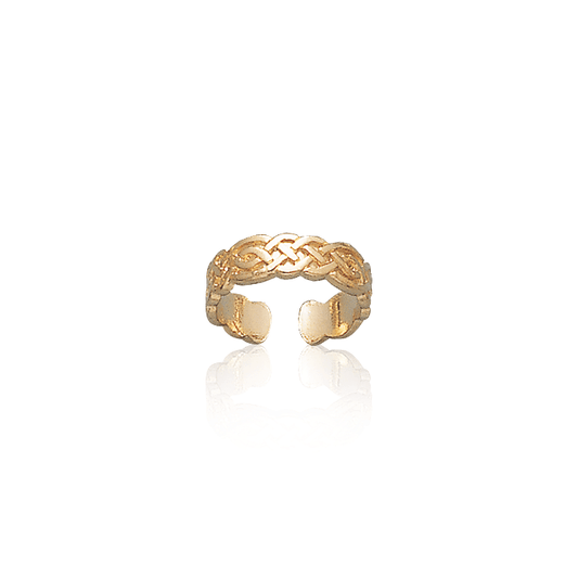 Celtic Knotwork Gold Vermeil Toe Ring VTR606 Toe Ring