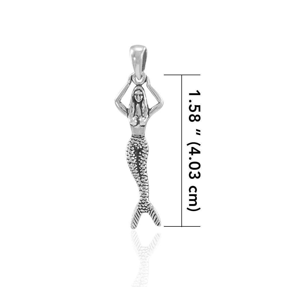 Movable Mermaid Silver Pendant JP023 Pendant