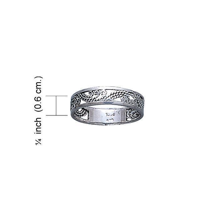 Open Twist Silver Ring MG014 Ring