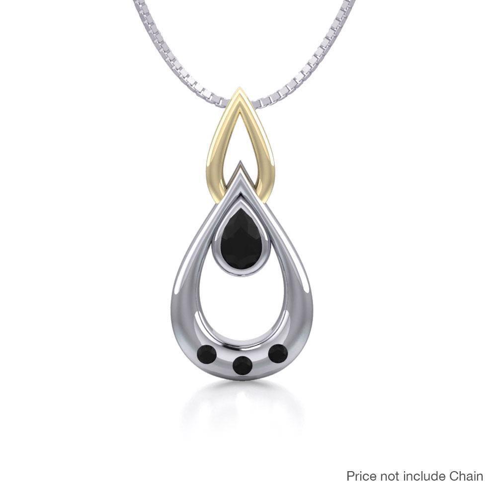 Blaque Teardrop Pendant MPD794